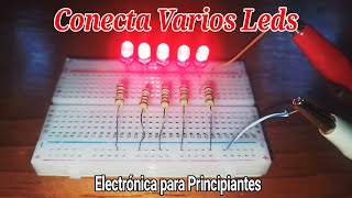 How to connect multiple LEDs to 5V on the breadboard