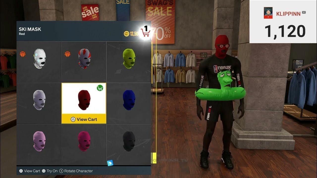 NBA 2K23 *NEW* CLOTHES IN SWAGS! (CANADA GOOSE JACKETS, SKI MASK, 100
