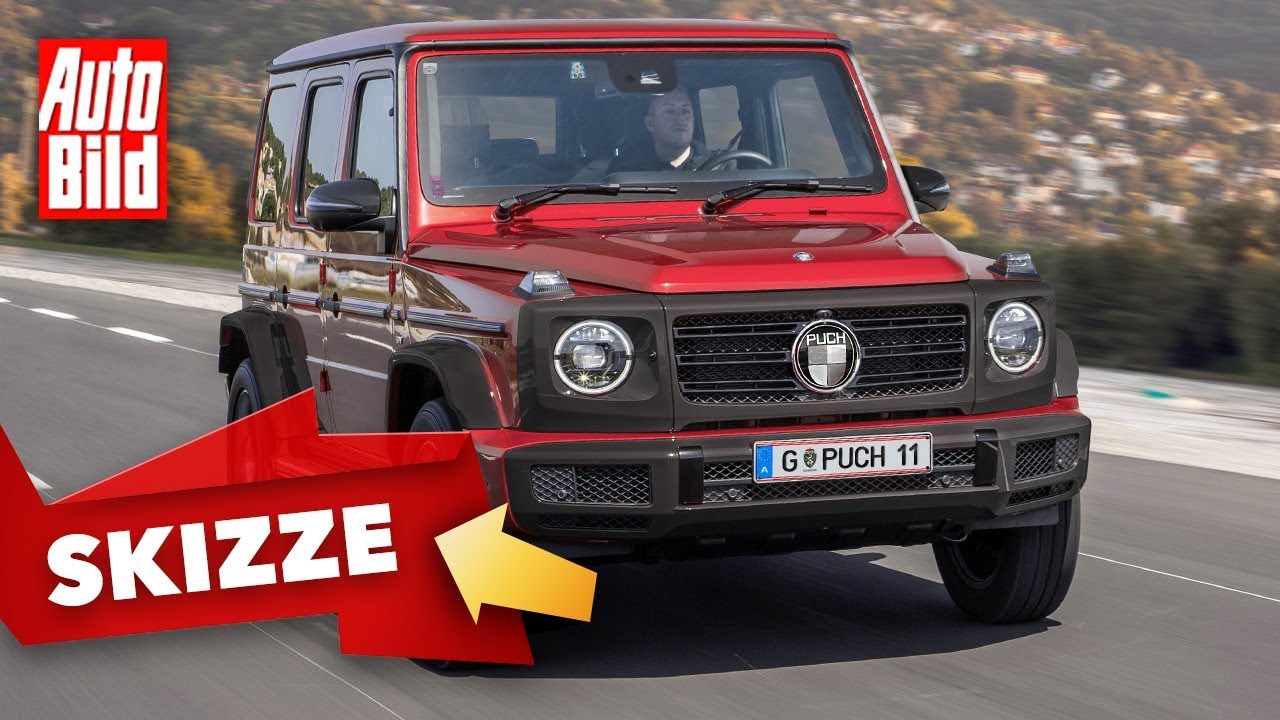 Puch G Skizze Mercedes G Klasse Offroad Infos Youtube