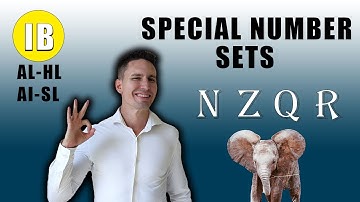 Special Number Sets | IB AI HL/SL | Number One Tutor