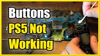 Как исправить неработающие кнопки на контроллере PS5 (D Pad и лицевые кнопки)