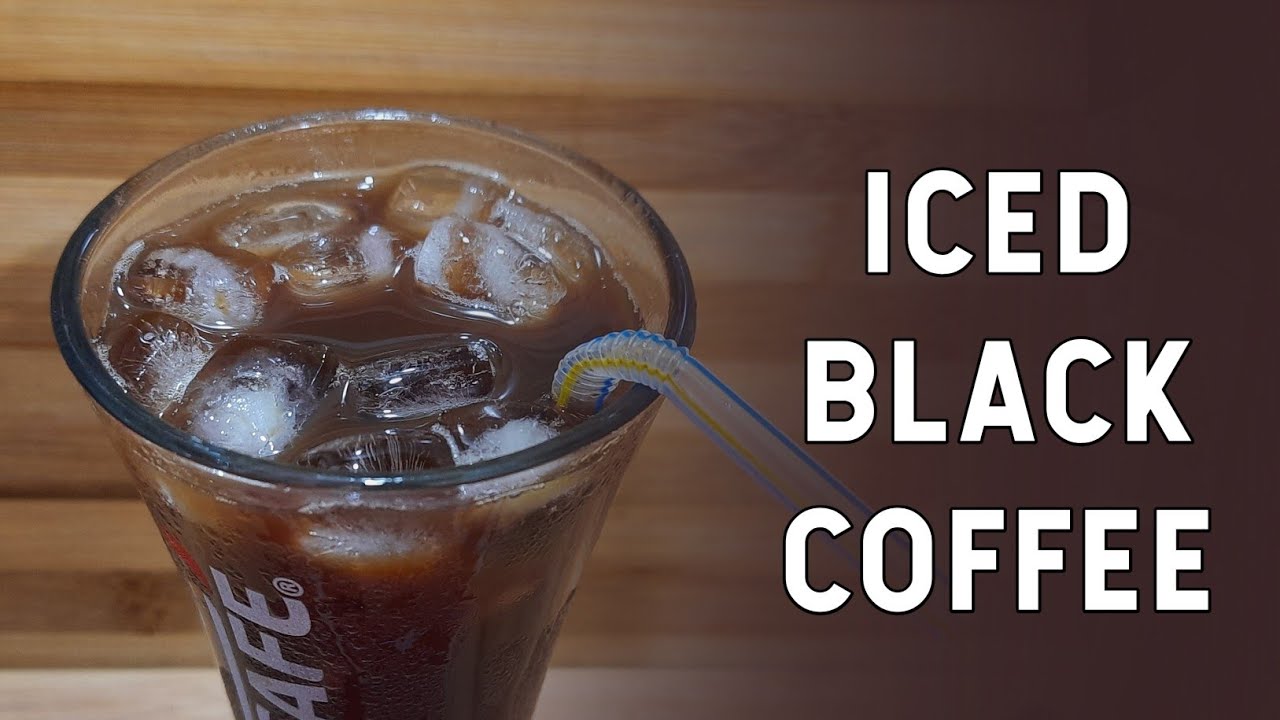How to make Iced Black Coffee without Sugar Quick and Easy Iced