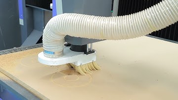 AKM2031C 9KW ATC cnc router with delta/yaskawa servo motor dust collector  vacuum table