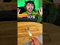 Desafio da faca barata contra a cara! 🔪