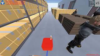 A virtual AGV working in a warehouse | TwinCAT 3 - Unity