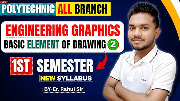Polytechnic 1st Semester Engineering Graphics || Unit-1st || Lec-3 || By-Rahul Sir