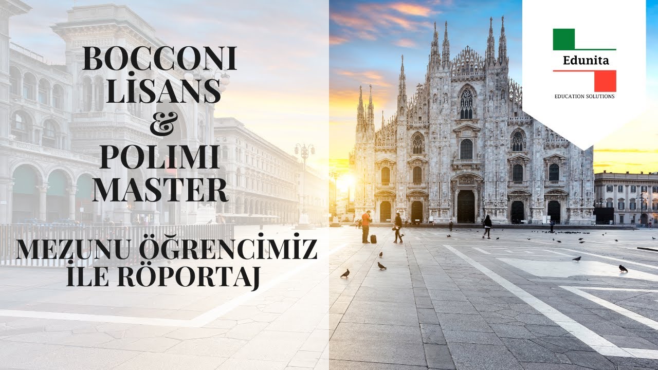 Bocconi Int. Politics and Government & Polimi Marketing Management Master Mezunu ile Röportaj