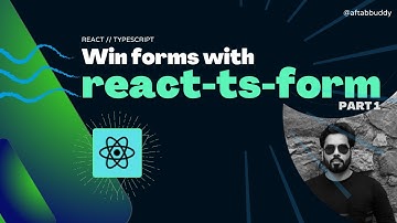 Win React forms with react-ts-form | Part 1