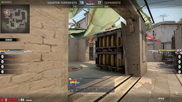 1v3 Overtime clutch esea pug