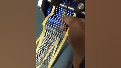 Resistor cutting machine