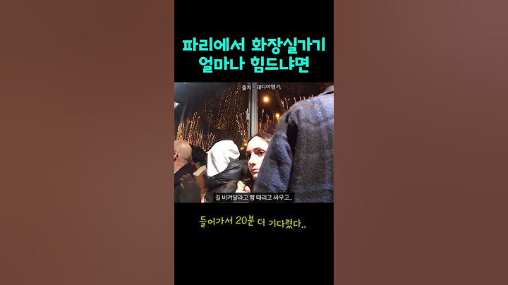 유럽 화장실이 얼마나 가기 힘드냐면