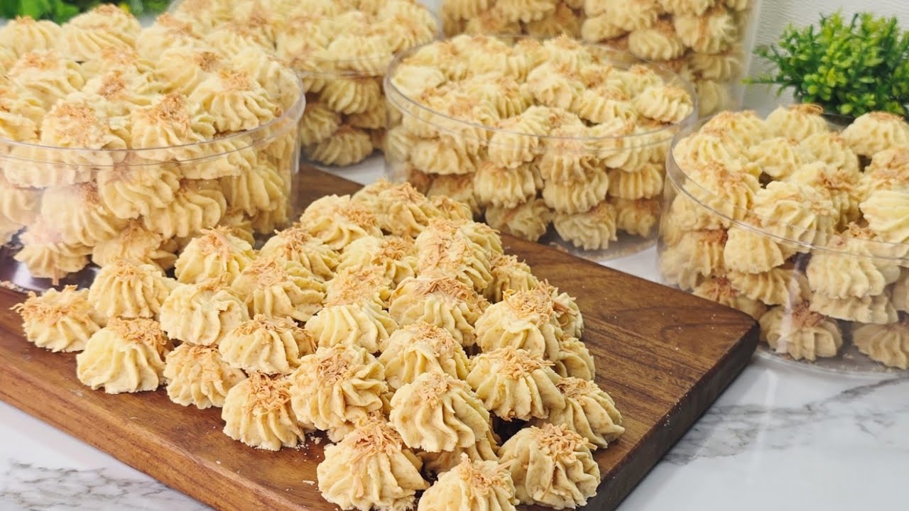 Resep kue kering sagu keju premium ‼️kokoh lumer dan anti bleber 