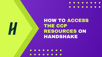 How To Access The CCP Resources On Handshake