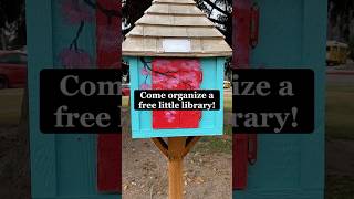 Come organize and add to a local free little library! #littlelibrary #organizewithme #freebooks