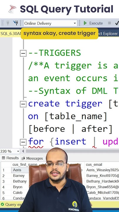 What are Triggers in SQL Server and their Types | SQL Tutorial Day 29 ...