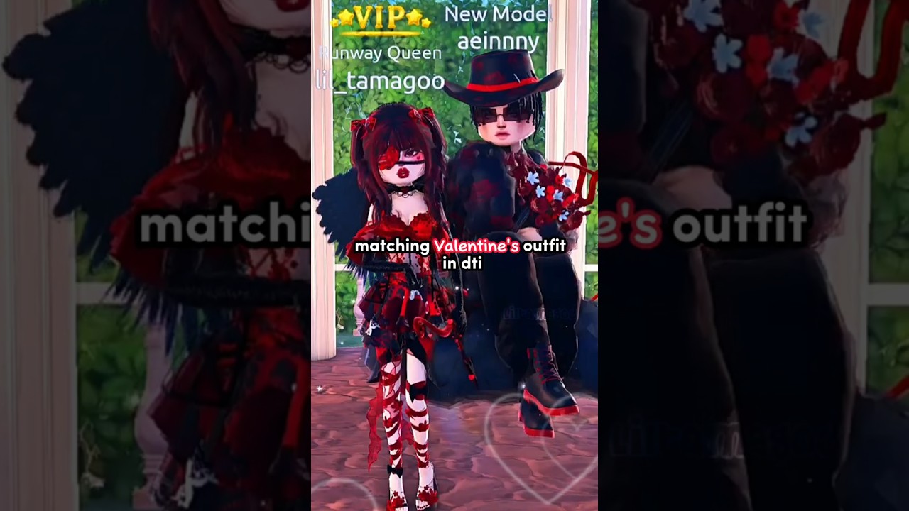 Matching valentine's fit w