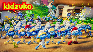 🎉 The Smurfs Know How To Party! 🥳 | Smurfs: The Lost Village | Best Bits! | @Kidzuko
