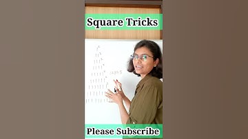 Square tricks | maths tricks | Short maths tricks | #shorts