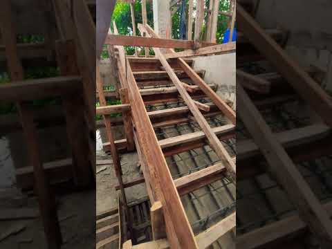 Concrete Stair Formwork and Rebar Reinforcement