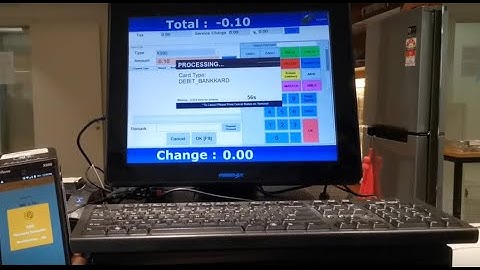 X990 Credit Card Terminal Integration with TouchPOS
