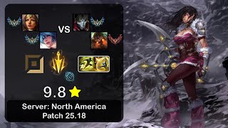 Sivir ADC + Sona vs Jhin + Nautilus - NA Challenger - Patch 25.18
