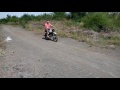 Эффектный финт на мотоцикле Минск