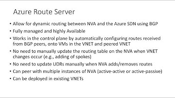 Azure Route Server