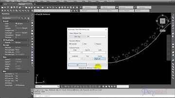 Automatic Attributes Numbering (ACNT) Lisp