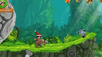 Jungle Adventures 2: STORY - World 1 Level 5...XMAS EDITION...Gameplay (Free Game On Android)