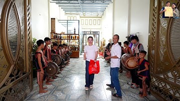 Thăm Cơ ngơi khủng của Vợ chồng A Già Làng Tây Nguyên ở Đắc Hà Kon Tum được chiêu đãi toàn món ngon