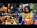 RATING ABK RESTAURANT Ep 1 |  55 LOUNGE | was the food worth the wait | PRICE, FOOD| ORE LAWAL