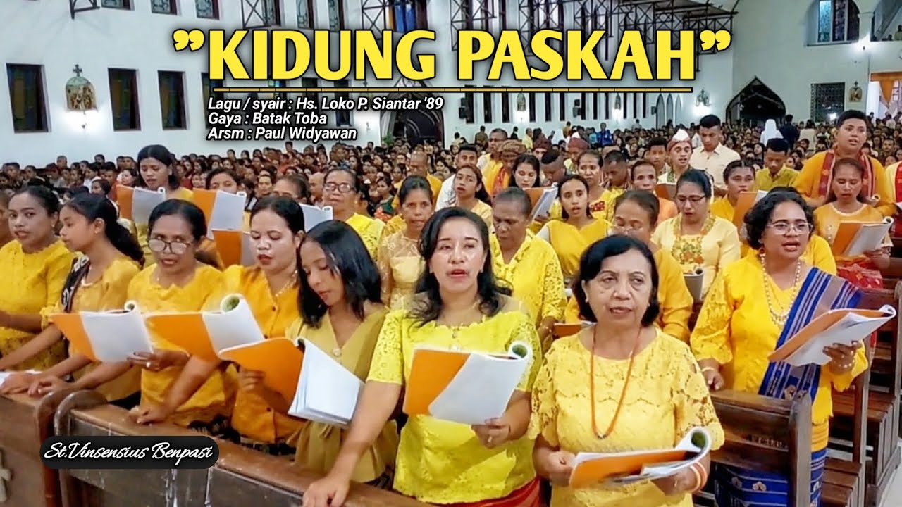 BAPA MENAWARKAN HIDUP [KIDUNG PASKAH] - GAYA BATAK TOBA || LINGKUNGAN ST.VINSENSIUS BENPASI