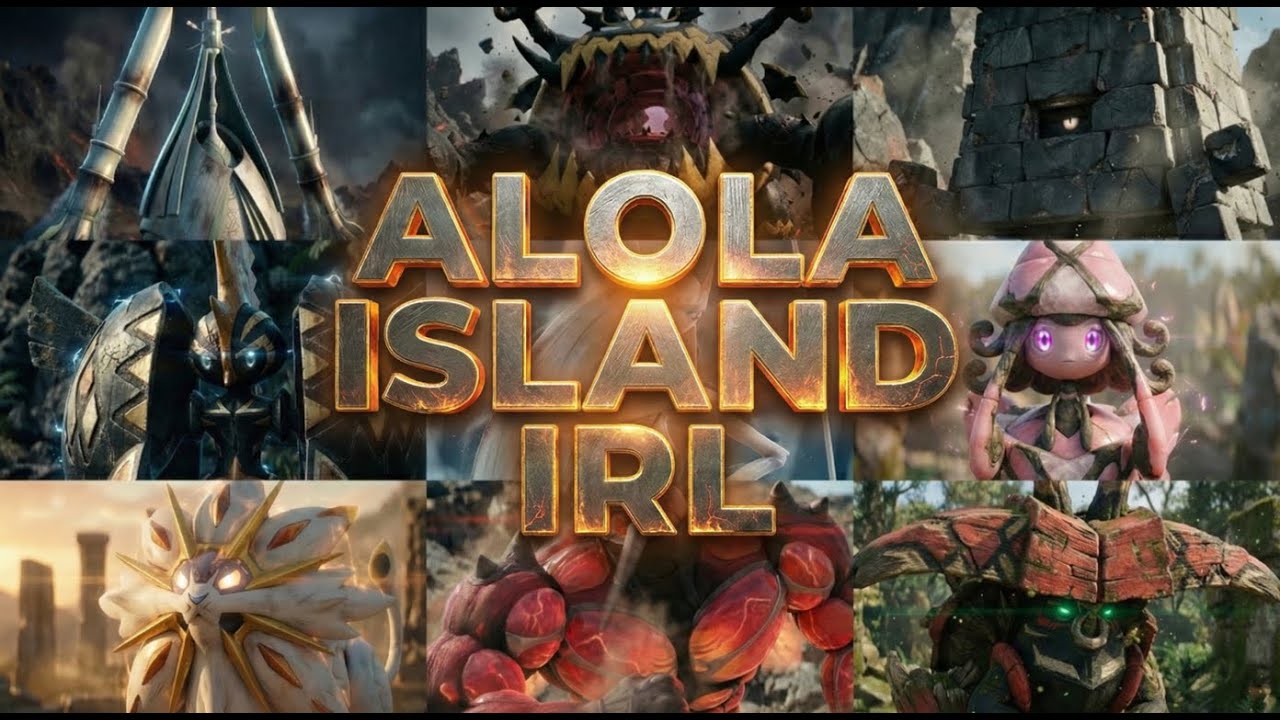 Pokemon Sun & Moon in Real Life | 4K AI Showcase