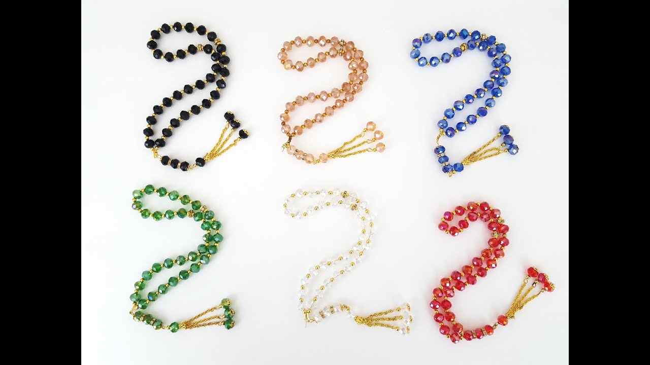 Islamic Prayer beads crystal 10mm Tasbeeh-Misbaha Islamic Gifts Ramadan Gifts For Kids  Eid Gifts