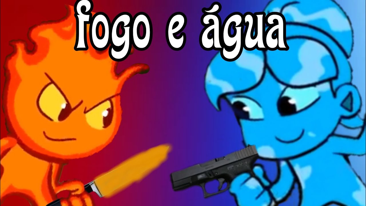 dois acéfalos jogando o jogo do foguinho e da água - YouTube