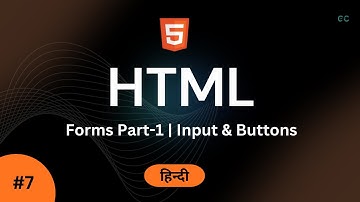 HTML Forms | HTML Tutorial #7