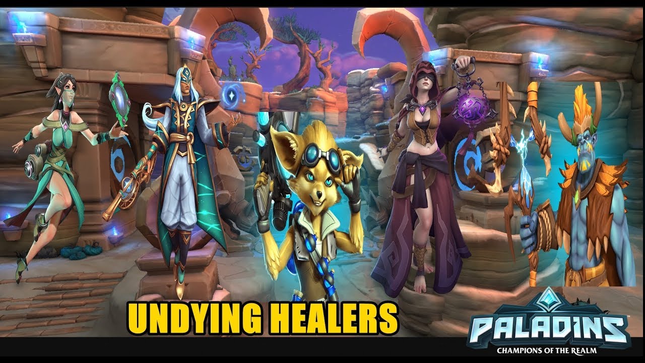 Paladins We Try 5 Healers in Siege Shattered Desert YouTube