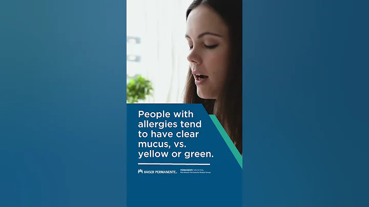 Is it allergies or a cold? An allergist explains #shorts #allergy #cold