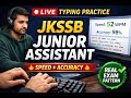 JKSSB JUNIOR ASSISTANT LIVE TYPING PRACTICE THIS IS FUN WAY TO LEARN TYPING