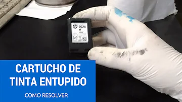 O que fazer quando o cartucho está entupido?