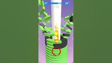 Stack Ball level 57 short gameplay #shorts #satisfying #satisfyingvideo #gameplay #games #viral