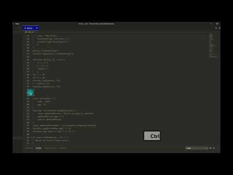 Visual Studio Code, Сворачивание и комментирование кода / Folding and commenting code