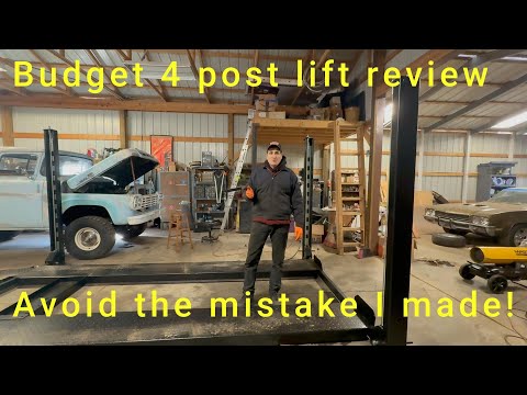 How To Install A 4 Post Lift