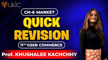 11th GSEB Economics Chapter-6 | Quick Revision | 25-26 | UKIC | Prof. Khushalee Kachchhy