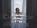 Cinematic Video Tips for Beginners | Lighting, Composition, FPS, Shutter, ND Filter