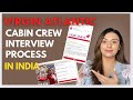 Virgin atlantic cabin crew interview process and stages in india explained  twinkle anand