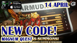 NEW CODE MAGNUM QUEST GIFTCODE & HOW TO REDEEM CODE 14 APRIL 2024 - MOBILE GAME (ANDROID/IOS) screenshot 5