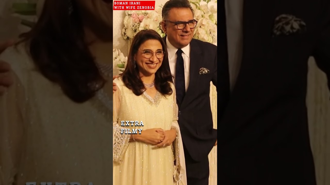 Boman Irani With Wife Zenobia 