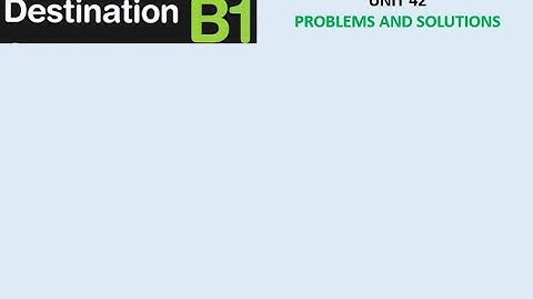 Unit 42   Problems and Solutions