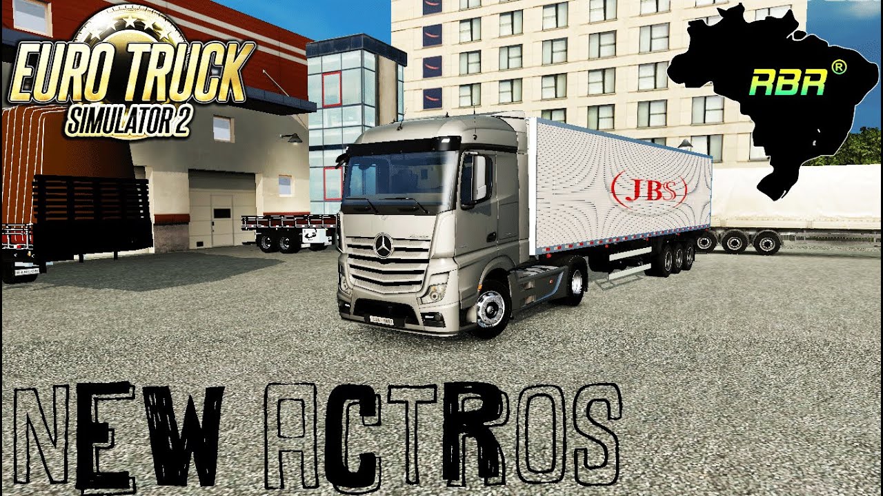 Euro Truck Simulator 2 MAPA RBR MercedesBenz Actros